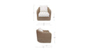 Bodhi Outdoor Swivel Accent Chair Natural