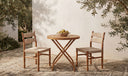 Raf Outdoor Dining Chair Natural - Set Of Two