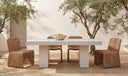 Ella Outdoor Dining Chair Natural-Set of Two