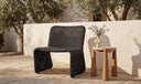 Ella Outdoor Accent Chair Charcoal