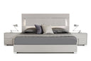 Ethan Italian Modern Grey Bed