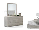 Ethan Italian Modern Grey Mirror