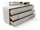 Ethan Italian Modern Grey Dresser