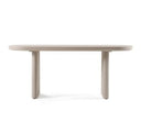 Evermore - Modern Grey Faux Cement Round Dining Table