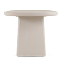 Evermore - Modern Grey Faux Cement Oval Dining Table