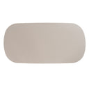 Evermore - Modern Grey Faux Cement Oval Dining Table