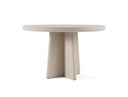 Evermore - Modern Grey Faux Cement Round Dining Table