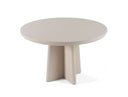 Evermore - Modern Grey Faux Cement Round Dining Table