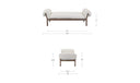 Cardero Daybed Ivory