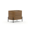 Atom 26" Nightstand - Chocolate Nougat