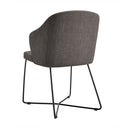 Gia - Modern Grey Fabric Dining Chair (Set of 2), view 3