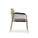 Remix Dining Chair - Bronze Gold Metal, Fabric 21019-35CC by Caracole, view 3