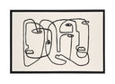 Faces - Modern 59" x 35" Painting