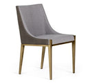 Pike - Modern Black Ash & Brass Dining Table