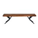 Austin Loft 68" Bench in Natural Sheesham, view 2