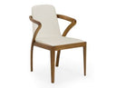 Grover - Modern Grey & Dark Wenge Dining Chair (Set of 2)