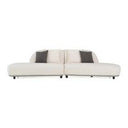 Kalvin - Modern Black Concrete Nesting Coffee Table Set