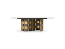 Falzone - Modern Ceramic + Wood Dining Table