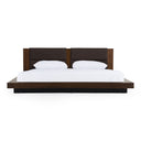 Palermo - Italian Modern Faux Concrete & Walnut Bedroom Set