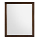 Fantasia - Contemporary Dark Walnut Mirror