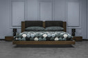 Fantasia - Dark Walnut Dark Grey 4-Piece Bedroom Set