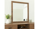 Fantasia - Contemporary Walnut Mirror