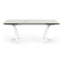 Farrell - Modern White Ceramic Extendable Dining Table