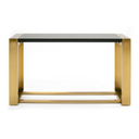 Fauna - Modern Wenge and Brass Console Table