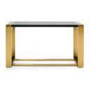 Fauna - Modern Wenge and Brass Console Table