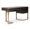 Fauna - Modern Wenge and Brass Console Table