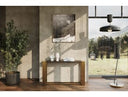 Fauna - Modern Wenge and Brass Console Table