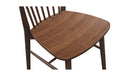 Marley Dining Chair Walnut-Set of Two
