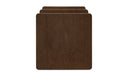 Casey Small Coffee Table Dark Brown