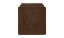 Casey Side Table Dark Brown