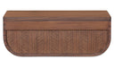 Hettie Floating Nightstand Dark Brown
