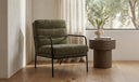 Corey Side Table Dark Brown