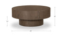 Corey Coffee Table Dark Brown
