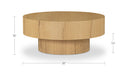 Corey Coffee Table Rustic Oak