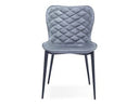 Felicia - Modern Grey & Black Dining Chair (Set of 2)