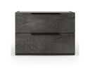 Ferrara - Modern Volcano Oxide Grey Nightstand