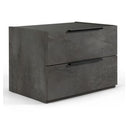 Ferrara - Modern Volcano Oxide Grey Mirror