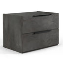 ferrara - modern volcano oxide grey 4-piece bedroom set