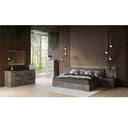 Ferrara - Modern Volcano Oxide Grey 4-Piece Bedroom Set