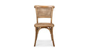 Churchill Dining Chair Light Brown - Set Of Two