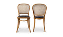 Bedford Dining Chair Light Brown - Set Of Two