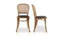 Bedford Dining Chair Light Brown - Set Of Two