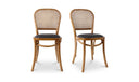 Bedford Dining Chair Light Brown - Set Of Two