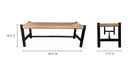 Hawthorn Small Bench Black