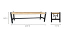 Hawthorn Large Bench Black