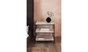 Trine Nightstand White Marble